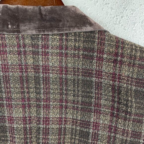 Norton McNaughton Petite Tweed Blazer Jacker Size 12P EUC - Picture 5 of 6